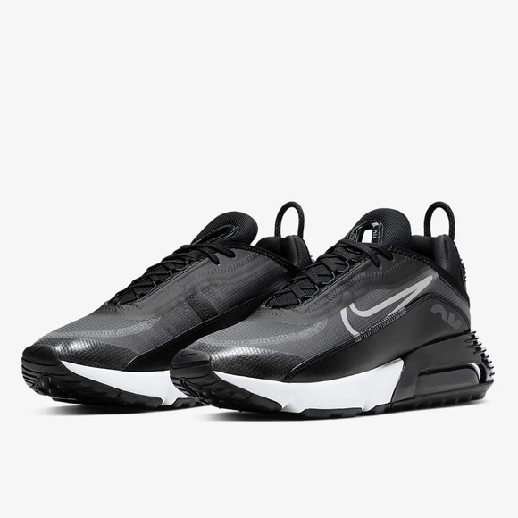 Nike Air Max 2090 Black/Wolf Grey/Anthracite/White CW7306-001 - Picture 4 of 12